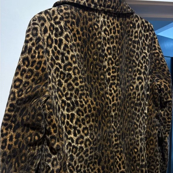 Vintage Leopard Print Women's Coat - Picture 6 of 9